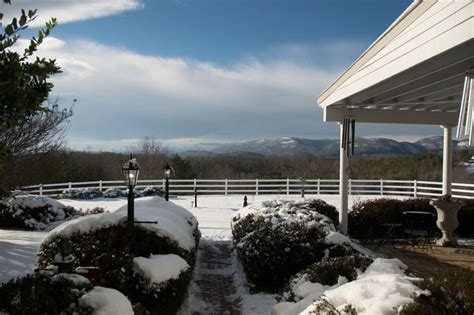 Isn't that just beautiful?! I love the way the snow has dusted the Blue ...