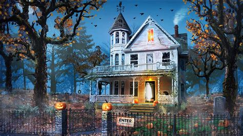 Haunted House Halloween Ambience - 3 Hours of Relaxing Spooky Sounds ...