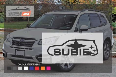 Subaru Subie Decal | Subaru Vehicle Decals | Subaru