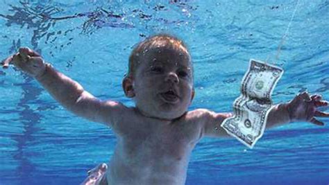 Nirvana's "Nevermind" baby recreates album cover at 25 - CBS News