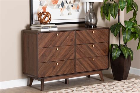 WoW | Baxton Studio Mid-Century Markell Series Dressers | Enhance Your Living Space