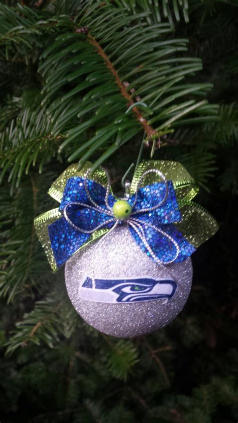 Seattle Seahawks Christmas Ornaments: Set of by CrazyCackleberries