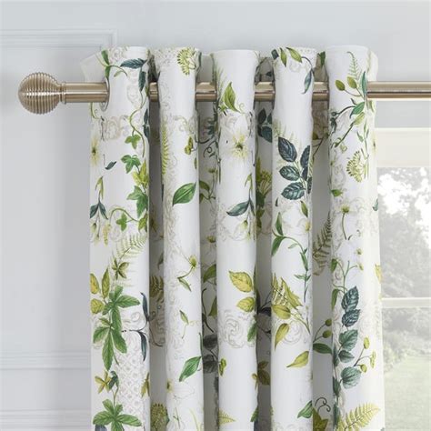 Dorma Botanical Garden Blackout Eyelet Curtains | Dunelm