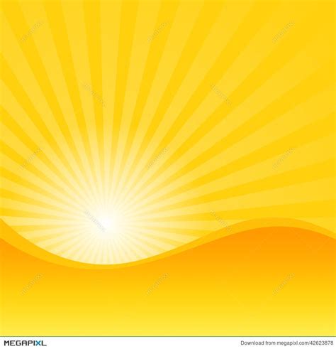 Yellow Sun Rays Wallpaper