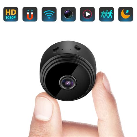 Pofeite Mini Spy Camera Hidden WiFi Small Wireless Video Camera with ...