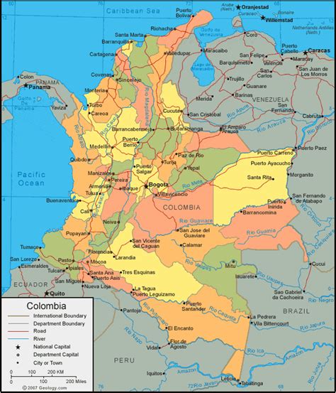 Map Colombia | Color 2018