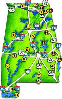 Map Of Alabama State Parks - Maps For You