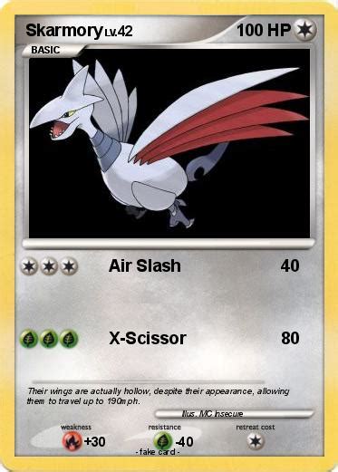 Pokémon Skarmory 19 19 - Air Slash - My Pokemon Card