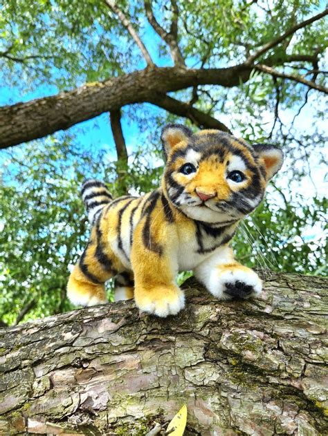 Realistic tiger plush toy. Realistic soft toy gift. Collectible toy tiger | Cute tigers ...