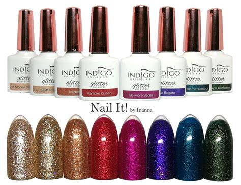 NAIL IT! by Inanna : swatches | Indigo nails, Glitter nails, Glitter gel polish