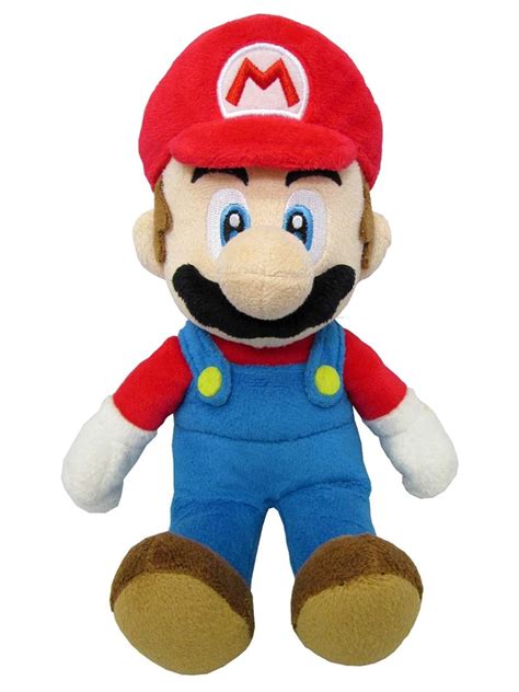 Sanei Super Mario All Star Collection 9.5" Mario Plush Small | eBay