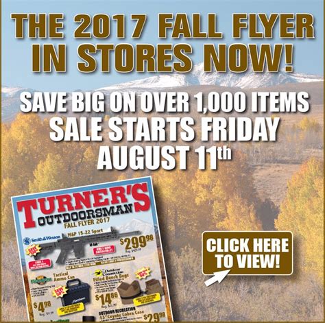 Turner's Outdoorsman Fall Flyer | BDOutdoors | Bloodydecks