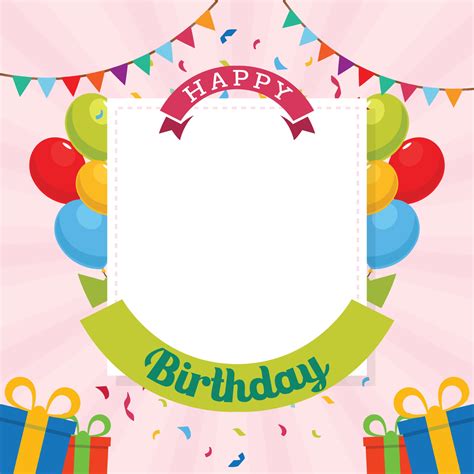 Happy Birthday background template 3186037 Vector Art at Vecteezy