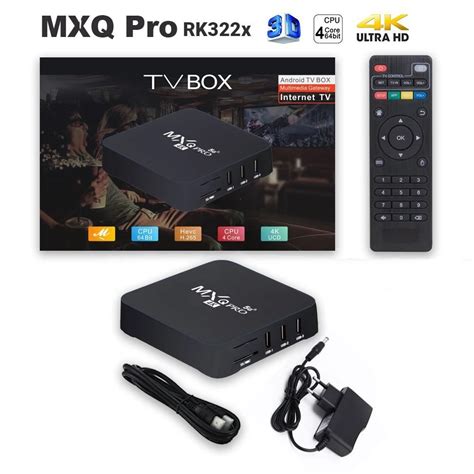 MXQ PRO 4K TV BOX Android 10.0 4K HDR Ultra-HD Video 2.4G 5G WiFi 4GB+64GB