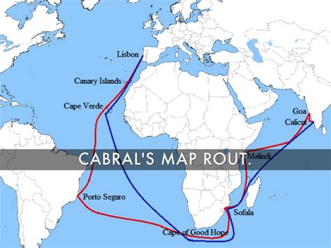 Cabral Trade Route : Pedro Alvares Cabral Portuguese Explorer