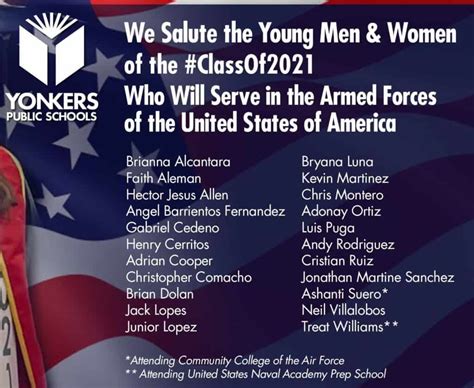 Twenty Two Yonkers High School Graduates Off to Serve Our Country | Yonkers Times