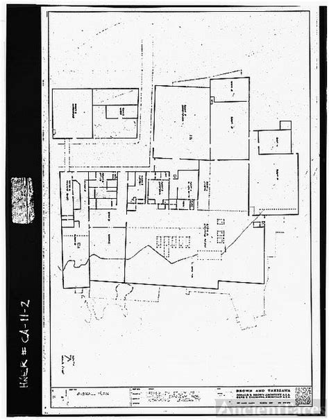 2. FIRST FLOOR PLAN, Photocopy of Drawing, Stanford...