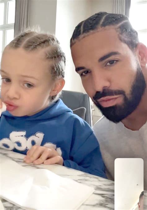 Drake and Son Adonis, 4, Sport Matching Braids in Sweet Selfie in 2022 | Drake, Braids, Cornrow ...