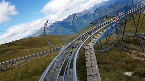 Monte Tamaro Coaster Bob - Toboggan Switzerland 4K - YouTube