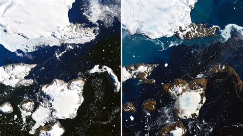 Antarctica is melting. NASA photos show consequence of record temperatures