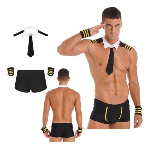 Mens Captain Cosplay Costume Sailors Captain Uniform Men Party Cosplay ...