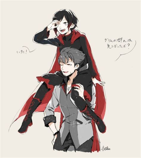 Ruby X Qrow Team Jnpr, Team Rwby, Rwby Characters, Main Characters, Rwby Oscar, Rwby Qrow, Rwby ...