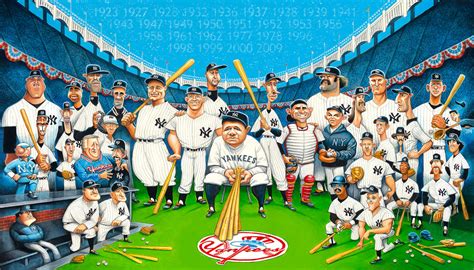 Tribute to the Legends - The New York Yankees – David O'Keefe Studios