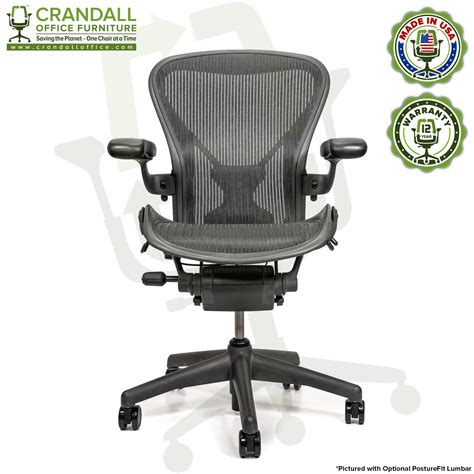 Chairs & Stools Office Black New Seat Foam Replacement for Herman Miller Classic Aeron Chair A B ...