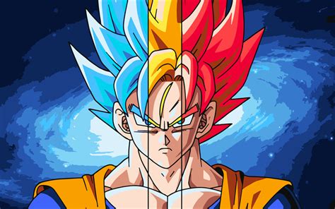 Download wallpapers Goku, 4k, fan art, Dragon Ball Super, manga, DBS ...