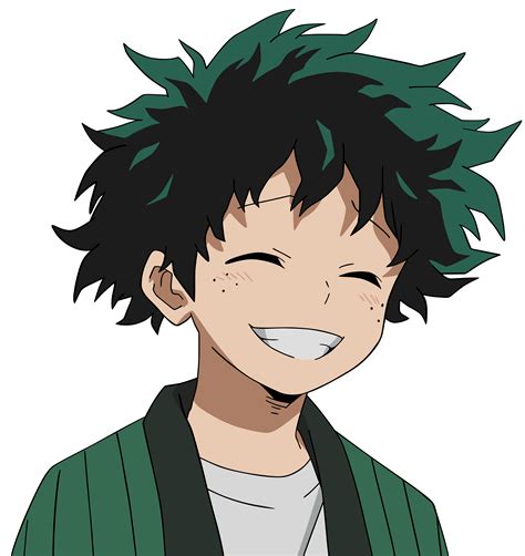 I'm here now, too! Here's a smiling hi-res Izuku for you all! Thanks to /u/zyco_ for the ...