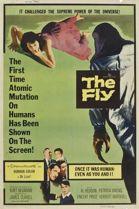 The Fly 11x17 Movie Poster (1958) | Horror movie posters, Mejores carteles de películas, Afiche ...