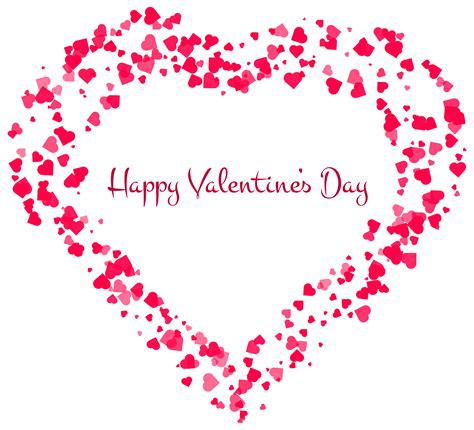 Valentine's Day Heart Clip art - happy valentines day png download ...