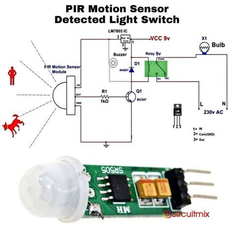 Circuitmix on Instagram: "⭐⭐ PIR motion sensor detected light switch ️ ...