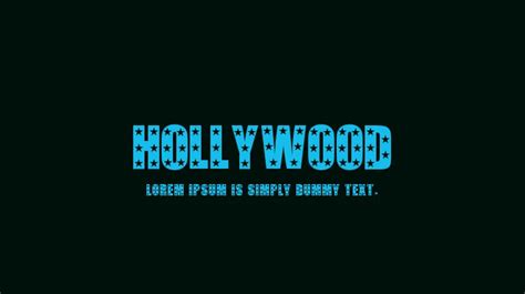 Hollywood Font : Download Free for Desktop & Webfont