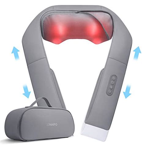 Naipo Neck Back Massager with Heat and Adjustable Strap Best Offer - Ultimate Fitness and Rest Shop