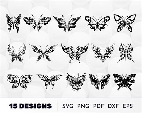 BUTTERFLY SVG Butterfly Monogram Svg Butterfly Silhouette - Etsy