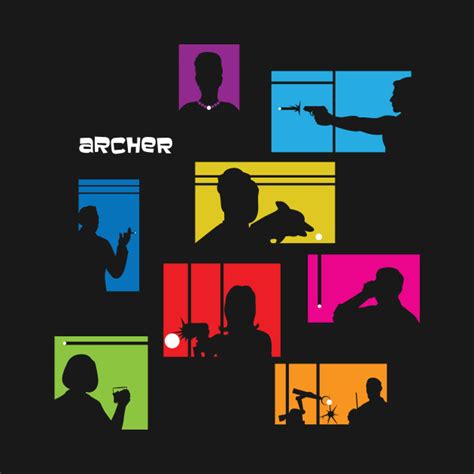 Archer Intro - Archer - T-Shirt | TeePublic