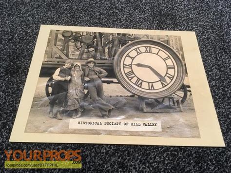 Back To The Future 3 Prop - 1885 Clock Photo original movie prop