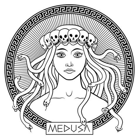 Colourful Medusa Head Design Inspiration, Medusa Logo Design - Clip Art Library
