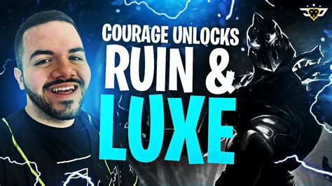 COURAGE TRIES TO UNLOCK RUIN AND LUXE SKINS?! (Fortnite: Battle Royale ...