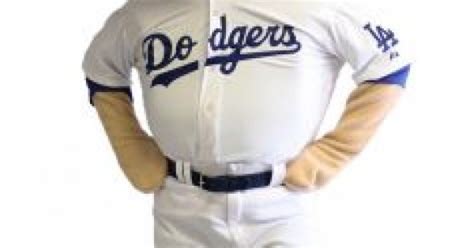 LA Dodgers Bobbleheads White Mascot Costume