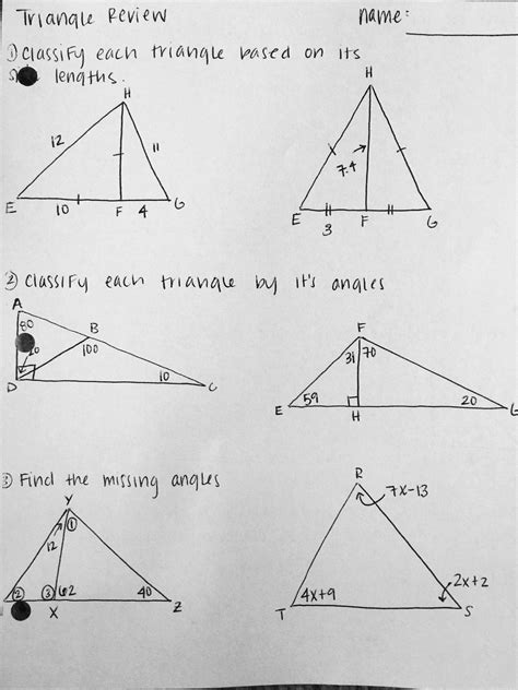 Proof Geometry Congruent Triangle Worksheets