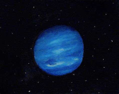 The Planet Neptune Painting by Karleigh Provost - Fine Art America