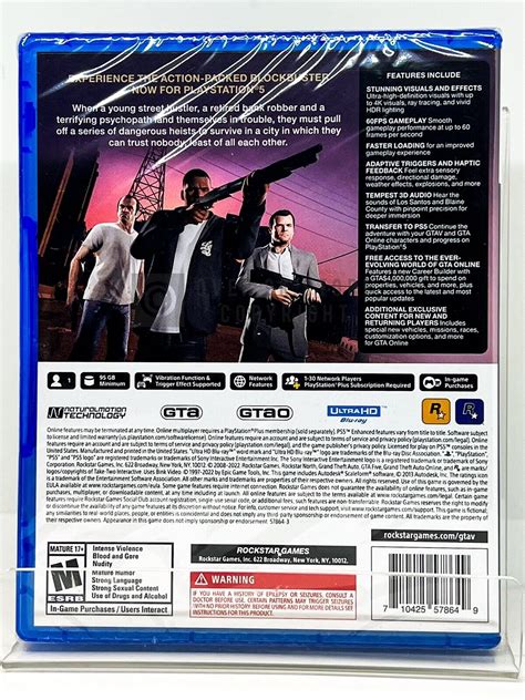 Grand Theft Auto V GTA 5 - PS5 - Brand New | Factory Sealed | eBay