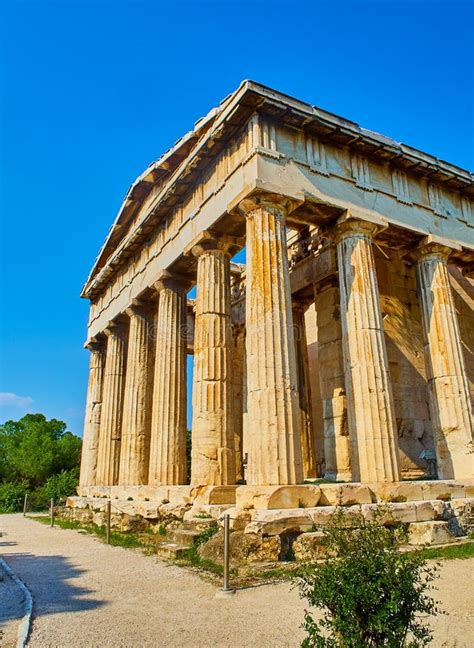 Temple of Hephaestus. Ancient Agora of Athens. Attica, Greece. Stock Photo - Image of columns ...