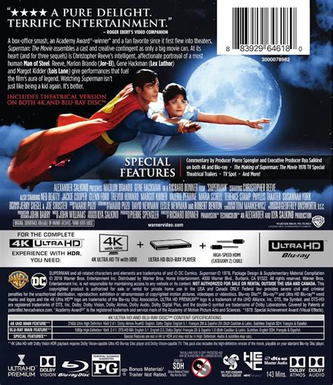 Buy Superman: The Movie 4K Ultra HD + Blu-ray UHD | GRUV