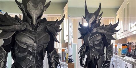 Skyrim Fan's Realistic Daedric Armor Cosplay Gets Bethesda's Approval