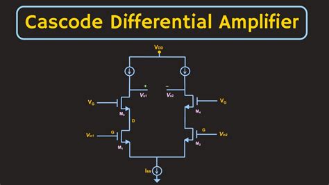 MOSFET- High Gain Differential Amplifier (Cascode Differential Amplifier) Explained - YouTube