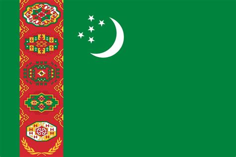 Flag of Turkmenistan | Meaning, Colors & History | Britannica