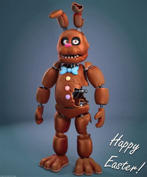 Happy Easter! + Remastered Chocolate Bonnie by GamesProduction on DeviantArt | Fnaf, Fnaf ...